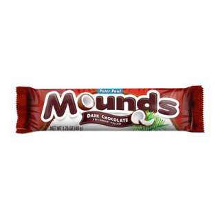   Mounds Coconut Filled Dark Chocolate Bar 1.75 oz. product details page