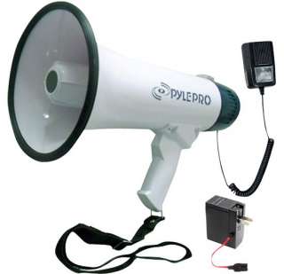 PYLE RPO PMP45R Megaphone Bull Horn Siren Microphone 068888988889 
