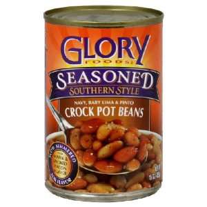  Glory Foods, Bean Crock Pot, 15 OZ (Pack of 12) Health 