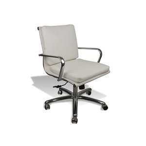   The Ergo Office White Low Back Chair by TheErgoOffice