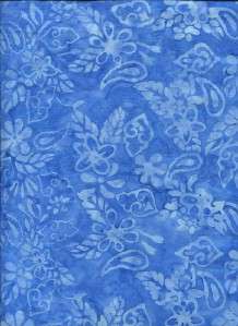 ANTHOLOGY BATIK #639 ROYAL BLUE ~ Cotton Quilt Fabric  