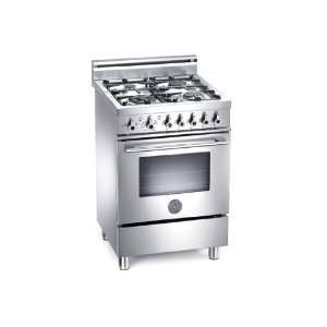    X244GGVX Bertazzoni Stainless 24 Four Burner Gas Range Appliances