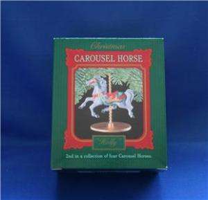 Hallmark Carousel Horse Ornament *Holly* 1989  