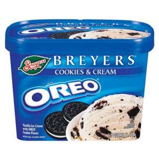 Breyers Oreo Cookies & Cream Ice Cream 1.5 qtOpens in a new window