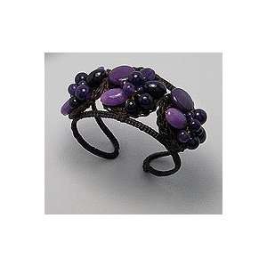  Amethyst Cuff Bracelet Jewelry