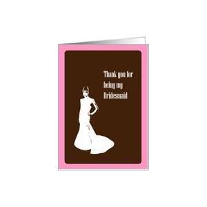  Thank you for being my bridesmaid. Card Health & Personal 
