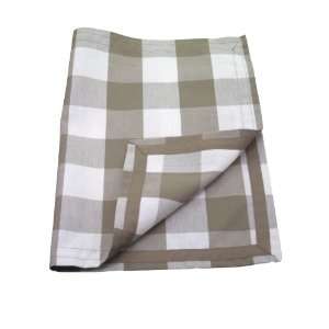    Beige and Light brown Plaid Placemat Set of 4