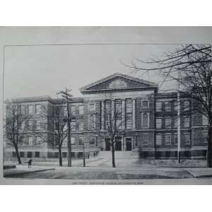  East Front of the High School Building , South Boston, MA 