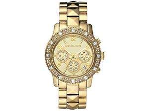      Michael Kors Chronograph Gold Tone Steel Ladies Watch MK5432