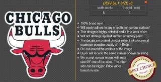 Chicago Bulls NBA Basketball Logos Car Bumper Window Wall Sticker 