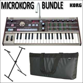microKORG 37 Key Keyboard Synthesizer with 8 Band Vocoder & Microphone 
