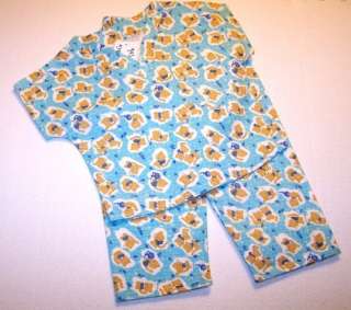 Cozy Kitty Flannel   Kids Scrubs w/Pants   Small  