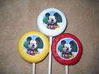 Chocolate Edible Icing Baby Mickey Minnie Mouse Oreo Favor Lollipop 