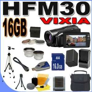 Canon VIXIA HF M30 HD Dual Flash Memory Camcorder w/15x Optical Zoom 
