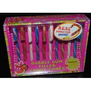 Bubble Gum Filled Candy Canes Grocery & Gourmet Food