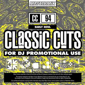 Mastermix Classic Cuts 94 Early Soul DJ Compilation CD  