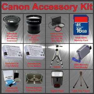 Canon T3i 600D & T2i 550D Digital SLR Camera Huge Accessory Kit   The 