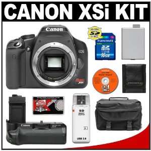  Canon Digital Rebel XSi Digital SLR Camera Body (Black 