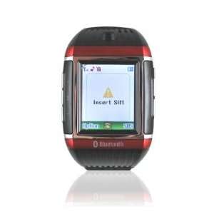  W08 Cellphone Cellular Watch Cell Phone Water Proof Quad 