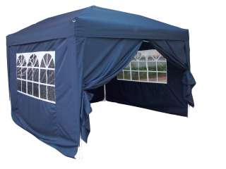   Pop Up Party Wedding Tent Gazebo Canopy Blue W/Free Carry Bag  