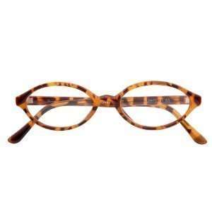   Glasses, Tortoise Plastic Frame Cat Eye Shape, +2.25 