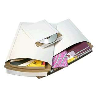  100   6X6 RIGID PHOTO CD MAILERS ENVELOPES STAY FLATS 