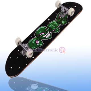 Complete Skateboard Deck Skateboards Green Giant Sticker Design 8 