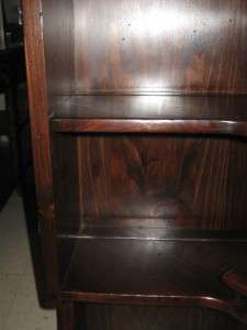   Antique Tavern Pine Custom Room Plan CRP Corner Bookcase Top 4007