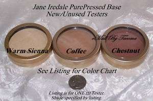 JANE IREDALE PurePressed Base Powder NewTESTER CHESTNUT  