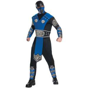   Dress Up Mens Mortal Kombat Sub Zero Costume Size 2XL 44 46  
