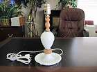 FRENCH COUNTRY Barley Twist TABLE LAMP White Washed Pecan Wood NEW