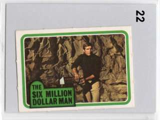 SIX MILLION DOLLAR MAN Monty Holland Trading Card #22  