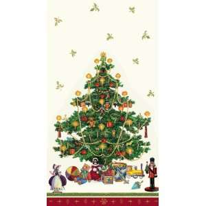 Caspari Christmas Tree Paper Guest Towel Package