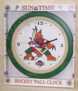 Phoenix Coyotes NHL Hockey Wall 12 Clock  
