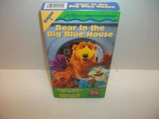 BEAR IN THE BIG BLUE HOUSE VOL.1 VHS Kids Video tape   HOME IS WHERE 