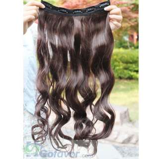 Womens Long Soft Curly Wavy Curl Clip Hair Extensions Hairpiece NEW 