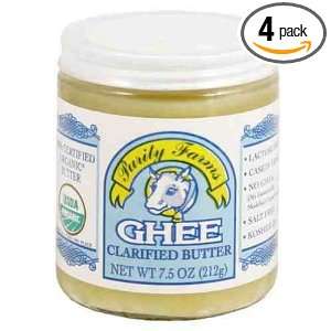 Purity Frm Purity Ghee Clarified Butter, 7.5 Ounce Boxes (Pack of 4 