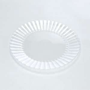  Plastic Plates and Bowls  Resposables Luncheon Plates   Clear 