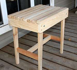 Cypress Side Table Outdoor Furniture Coffee Table New Cypress Wood 