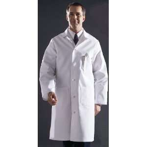  Coat, Lab, Mens, Wht, Full, Knot Button, 56 Industrial 