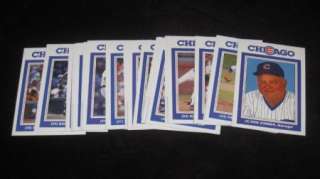 1988 Chicago Cubs David Berg 27 Card Set Limited Edtion Regional Set 