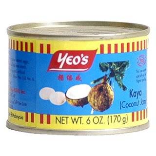  Yeos Kaya   Coconut Jam, 6 Ounce Cans (Pack of 3 