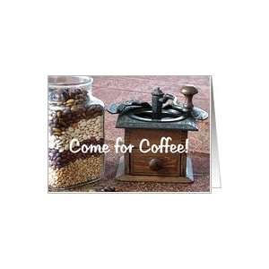 Coffee Grinder Card
