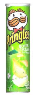 Pringles Snack potato Chips Flat Cut Sour Cream & Onion  
