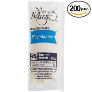 Hormel Condiments Menu Magic Reduced Cals Mayonnaise Portion Pack 12 