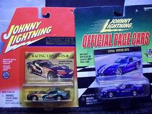   Lightning Dodge Vipers Pace Car/Racing 2pak diecast model cars 164