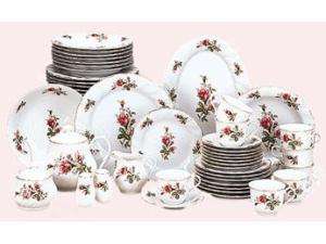 Victorian Rose 49 Piece Dinnerware Set  