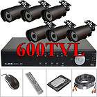   600TVL Security Camera 1TB H.264 DVR Surveillance camera System DIY