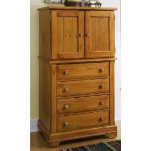  Vaughan Bassett The Cottage Collection   Oak Vanity Chest 