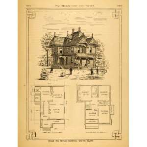 Victorian Cottage Horace Greeley Knapp House Architecture Floor Plans 